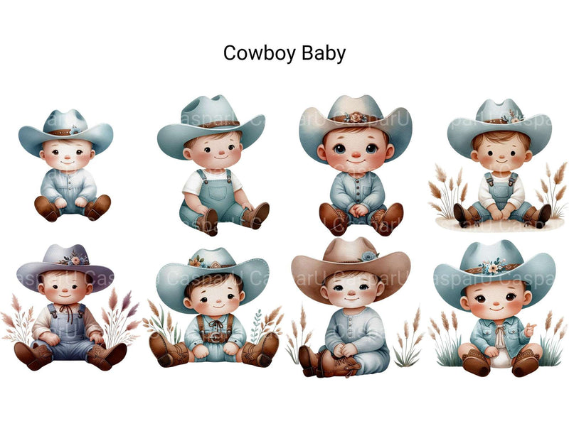 Cowboy Baby - CraftNest - Digital Crafting and Art