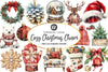 Cozy Christmas Charm Clipart Bundle
