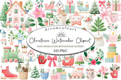 Cozy Christmas Clipart Bundle - CraftNest - Digital Crafting and Art