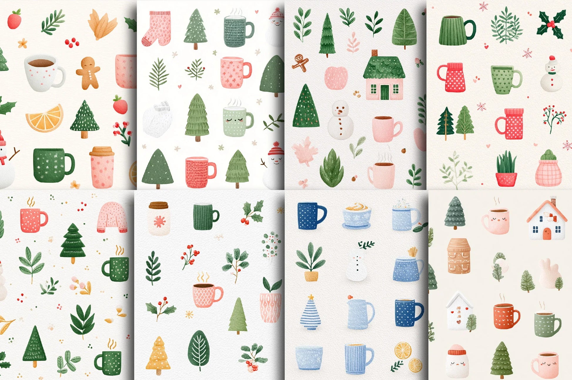 Cozy Christmas Clipart Bundle - CraftNest - Digital Crafting and Art
