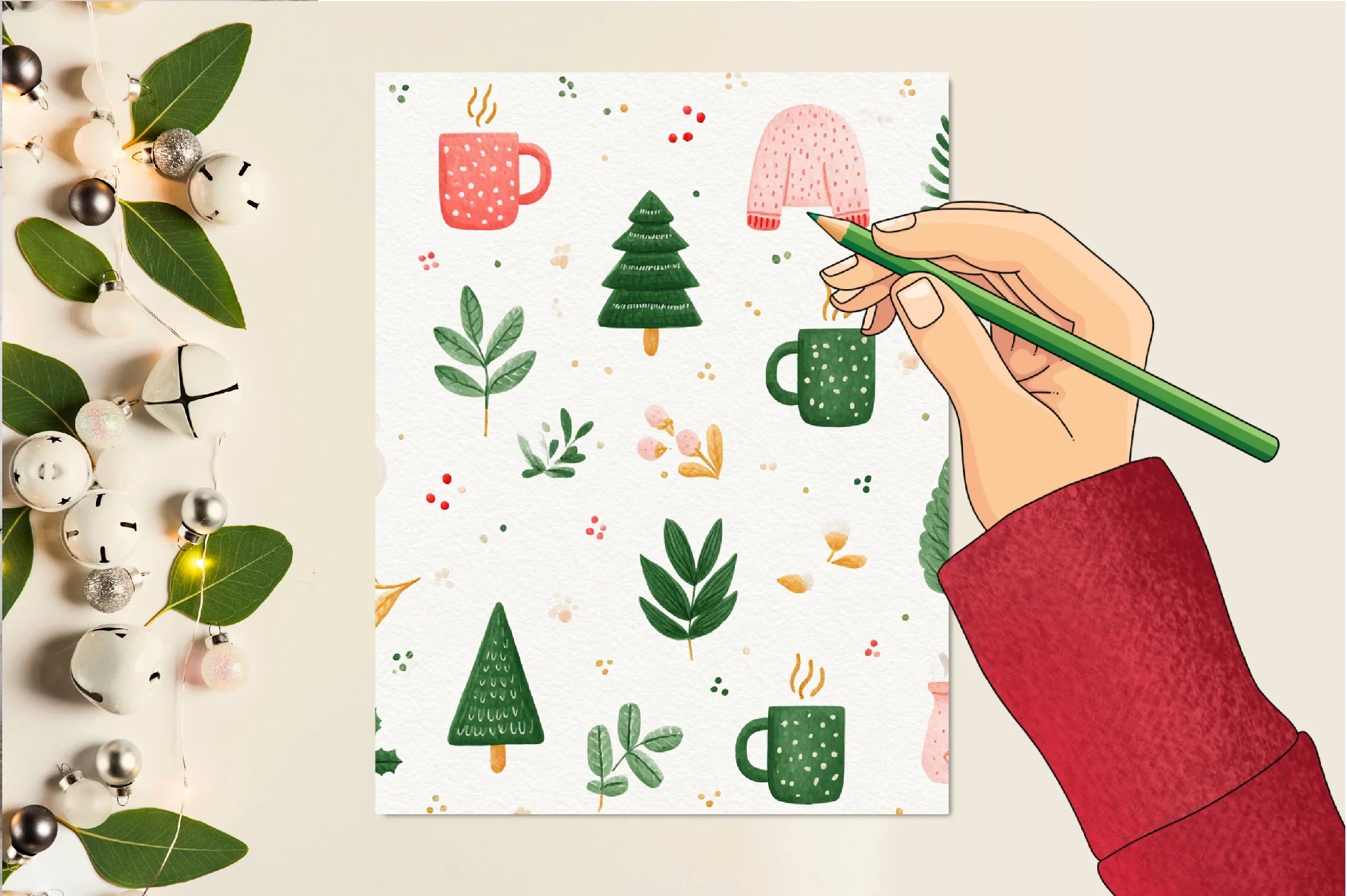 Cozy Christmas Clipart Bundle - CraftNest - Digital Crafting and Art