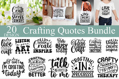 Crafting Quotes SVG Bundle - CraftNest - Digital Crafting and Art