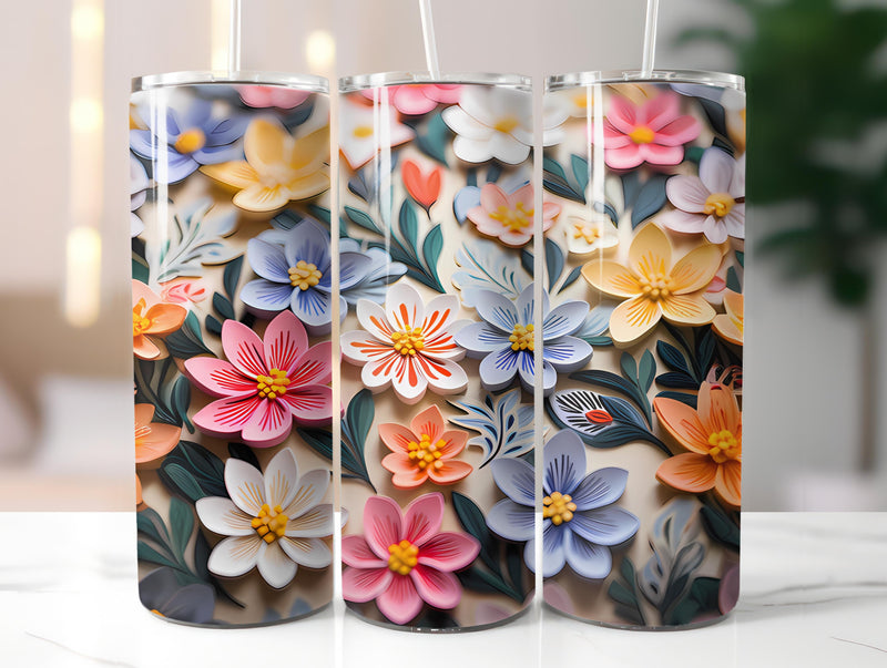 Crafty Spring 3 Tumbler Wrap - CraftNest