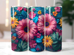 Crafty Summer 1 Tumbler Wrap - CraftNest - Digital Crafting and Art