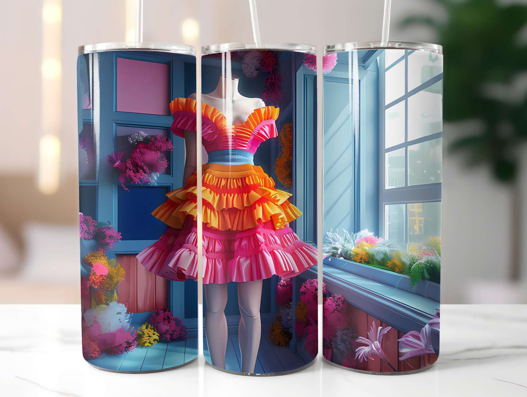 Crafty Summer 2 Tumbler Wrap - CraftNest - Digital Crafting and Art