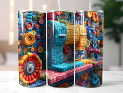 Crafty Summer 4 Tumbler Wrap - CraftNest - Digital Crafting and Art