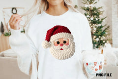 Crochet Faux Yarn Christmas Santa Clipart Bundle - CraftNest - Digital Crafting and Art