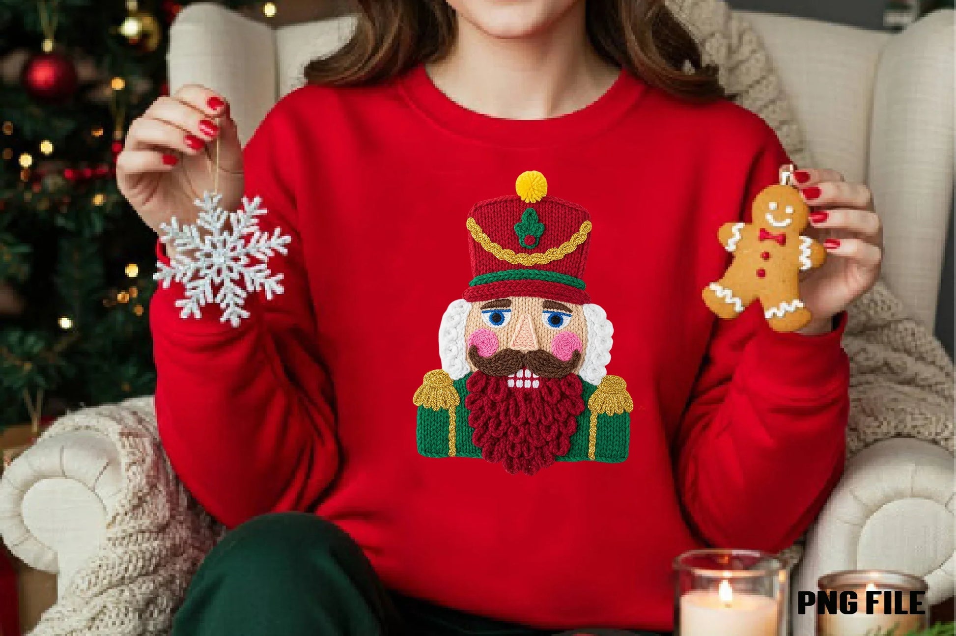 Crochet Yarn Christmas Nutcracker Clipart Bundle - CraftNest - Digital Crafting and Art