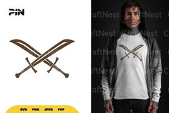 Crossing Sword Pirate SVG Bundle - CraftNest - Digital Crafting and Art