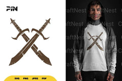 Crossing Sword Pirate SVG Bundle - CraftNest - Digital Crafting and Art