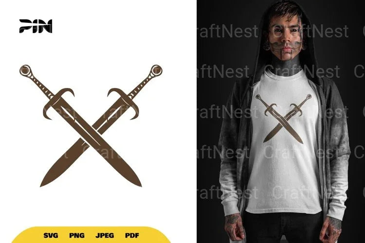 Crossing Sword Pirate SVG Bundle - CraftNest - Digital Crafting and Art