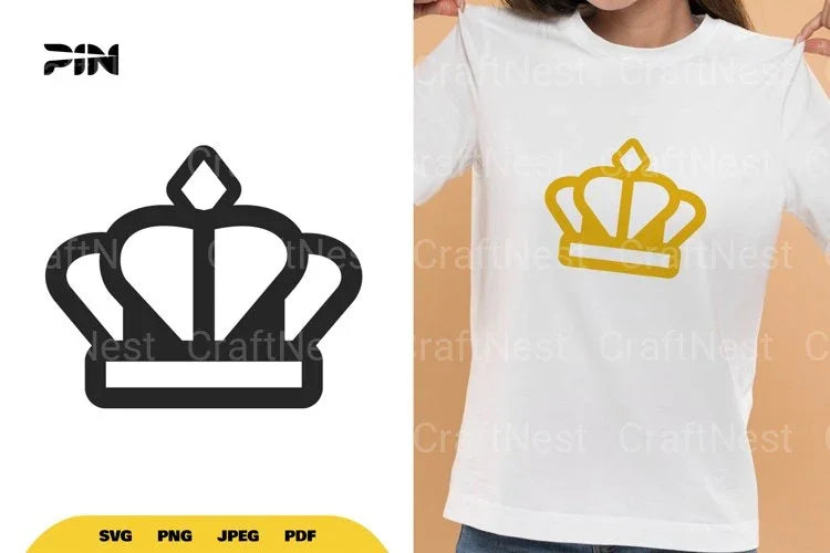 Crown SVG Bundle - CraftNest - Digital Crafting and Art