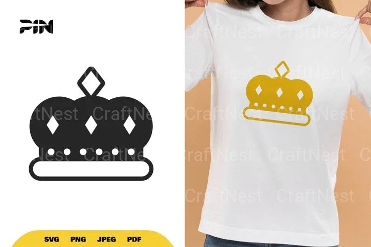Crown SVG Bundle - CraftNest - Digital Crafting and Art