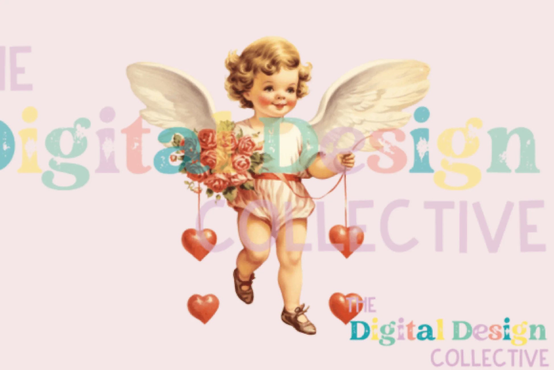 Cupid Vintage Valentine Clipart Bundle - CraftNest - Digital Crafting and Art