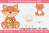 Cute Animals Candy Dome Holder SVG Bundle