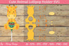 Cute Animals Lollipop Holder SVG Bundle