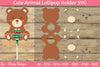 Cute Animals Lollipop Holder SVG Bundle