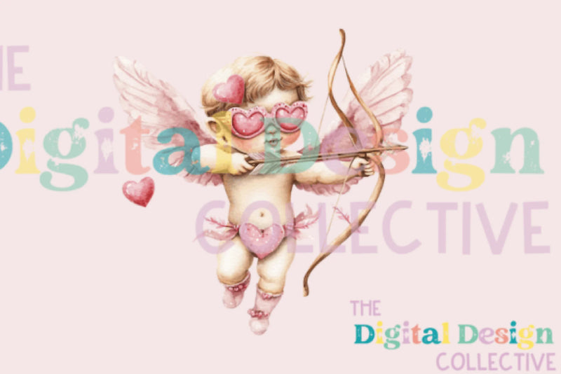 Cupid Vintage Valentine Clipart Bundle - CraftNest - Digital Crafting and Art