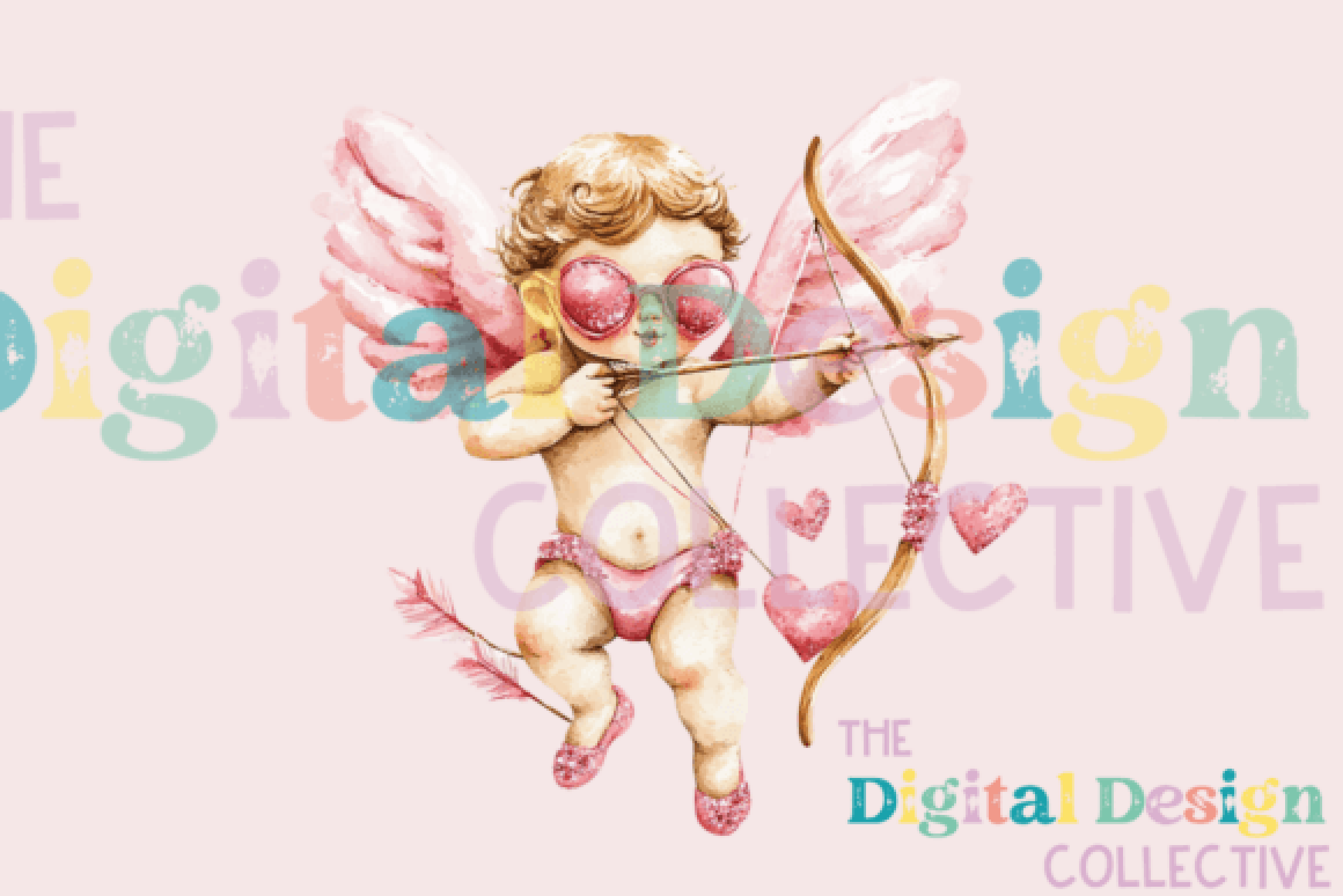 Adorable Baby Cupid Clipart Bundle