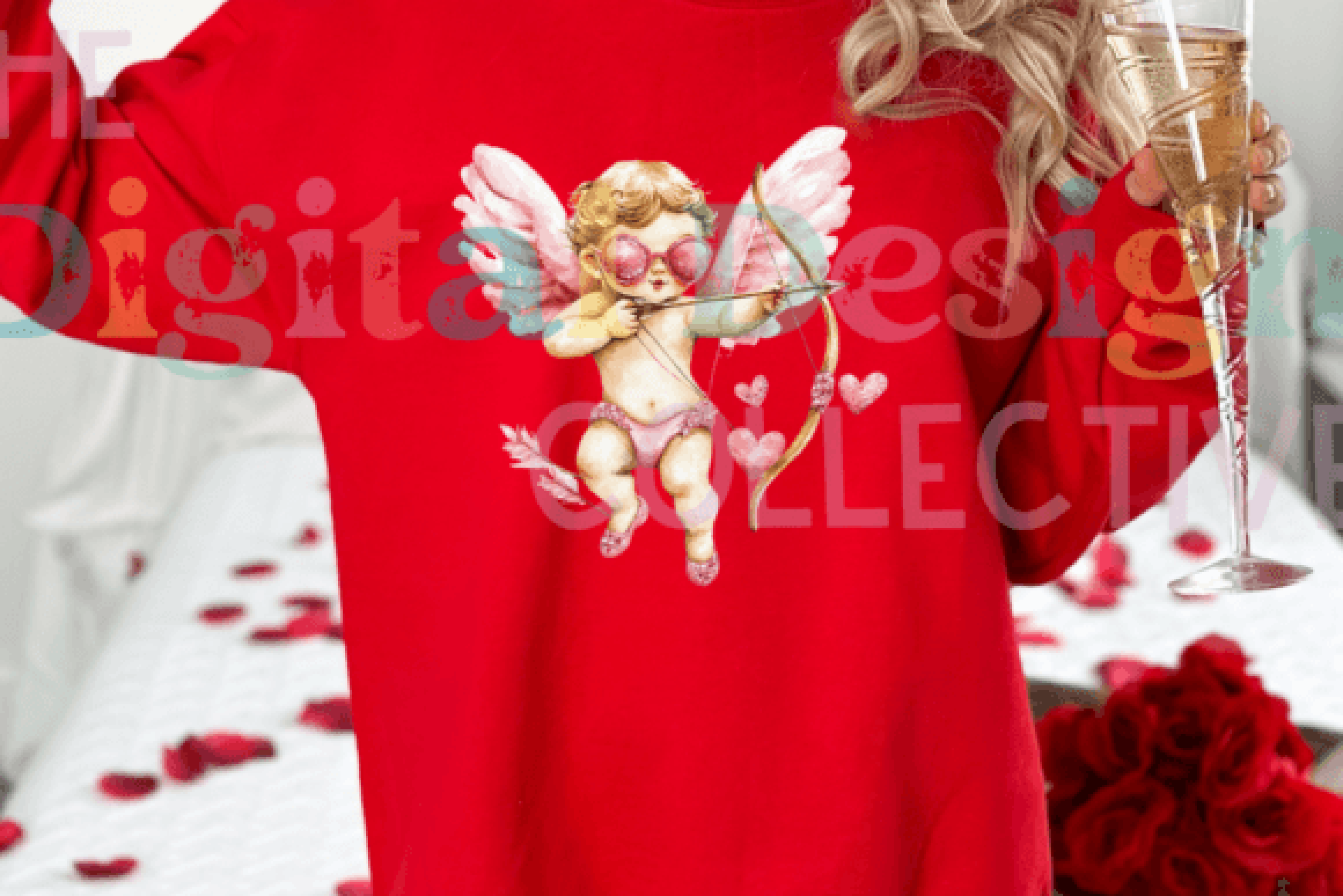 Adorable Baby Cupid Clipart Bundle