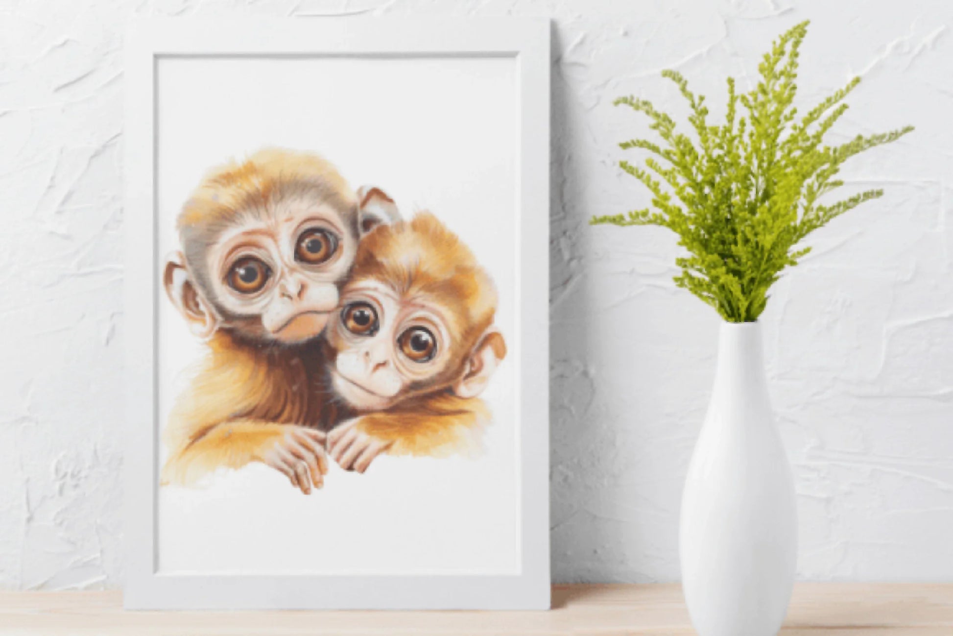 Cute Baby Monkey Clipart Bundle - CraftNest - Digital Crafting and Art