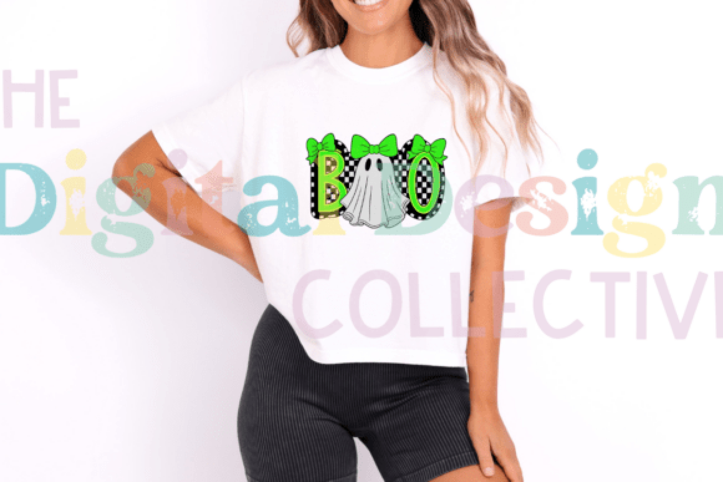 Cute Boo Ghost Coquette Halloween Clipart Bundle