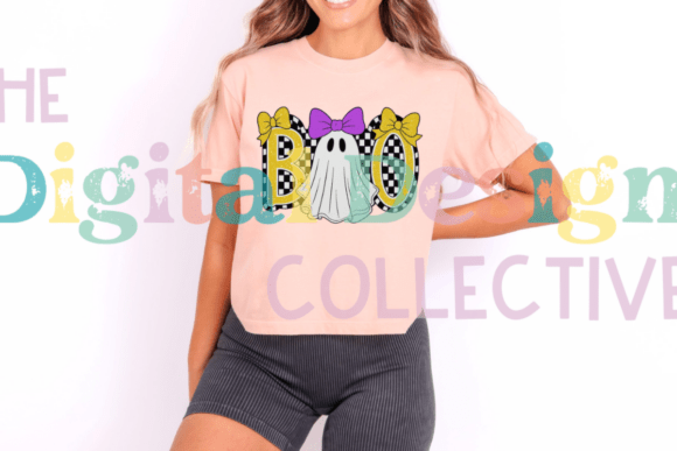 Cute Boo Ghost Coquette Halloween Clipart Bundle