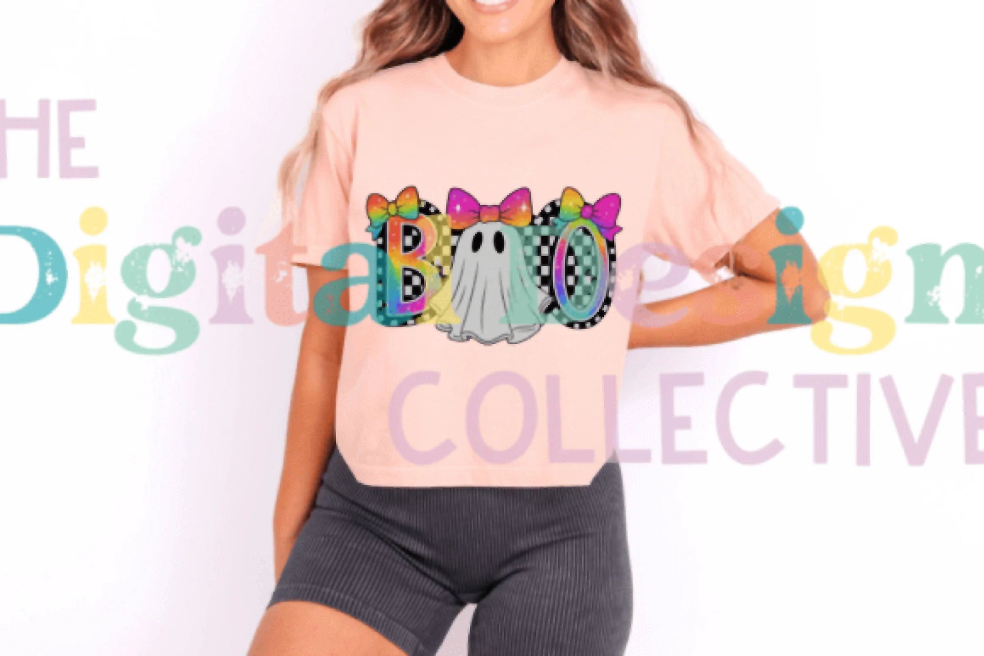 Cute Boo Ghost Coquette Halloween Clipart Bundle - CraftNest - Digital Crafting and Art
