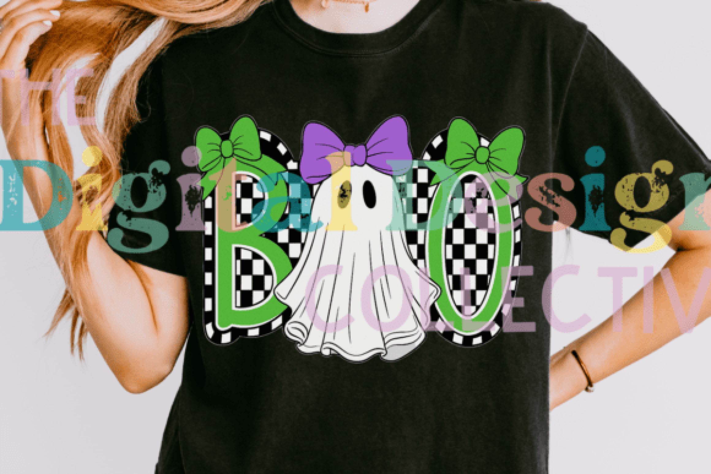 Cute Boo Ghost Coquette Halloween Clipart Bundle