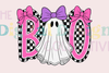 Cute Boo Ghost Coquette Halloween Clipart Bundle