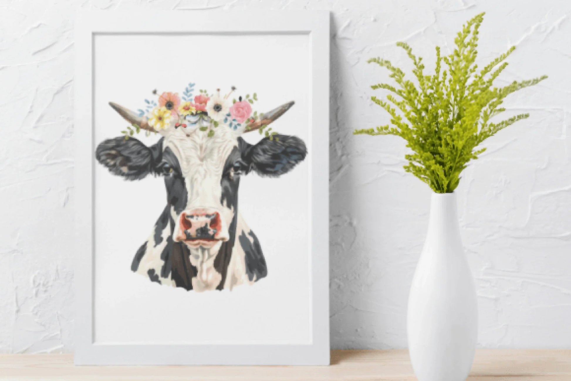Cute Floral Cows Clipart Bundle - CraftNest - Digital Crafting and Art