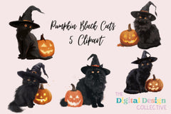 Halloween Cat Clipart Bundle - CraftNest - Digital Crafting and Art