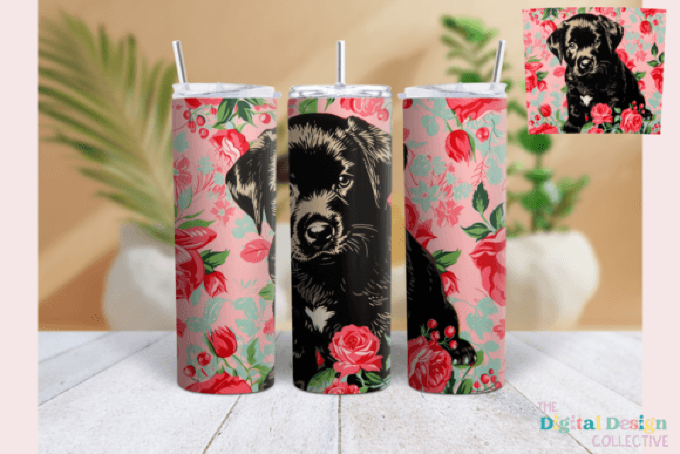 Adorable Dog Design Puppy Tumbler Bundle