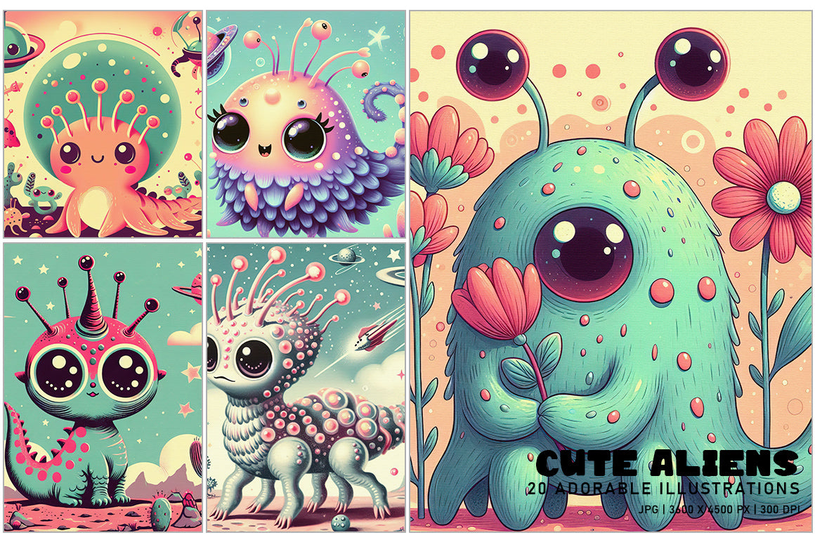 Cute Aliens - Nursery