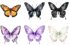Cute Butterfly Clipart Bundle - CraftNest - Digital Crafting and Art