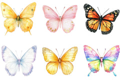 Cute Butterfly Clipart Bundle - CraftNest - Digital Crafting and Art