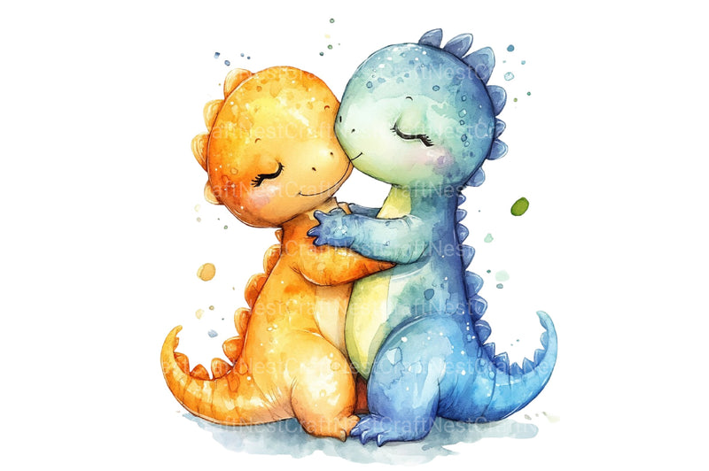 Cute Dinosaur Clipart Bundle 2 - CraftNest - Digital Crafting and Art