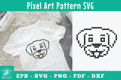 Cute Dog Pixel Art Pattern Clipart Bundle - CraftNest - Digital Crafting and Art
