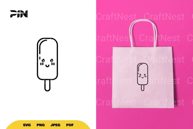 Kawaii Ice Cream SVG Bundle - CraftNest - Digital Crafting and Art