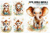 Cute Jungle Animals - Nursery