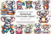 Cute Koala Clipart Bundle