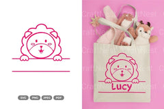 Cute Lion Split Border Clipart Bundle - CraftNest - Digital Crafting and Art