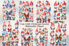 Cute Christmas Gnome Clipart Bundle 8