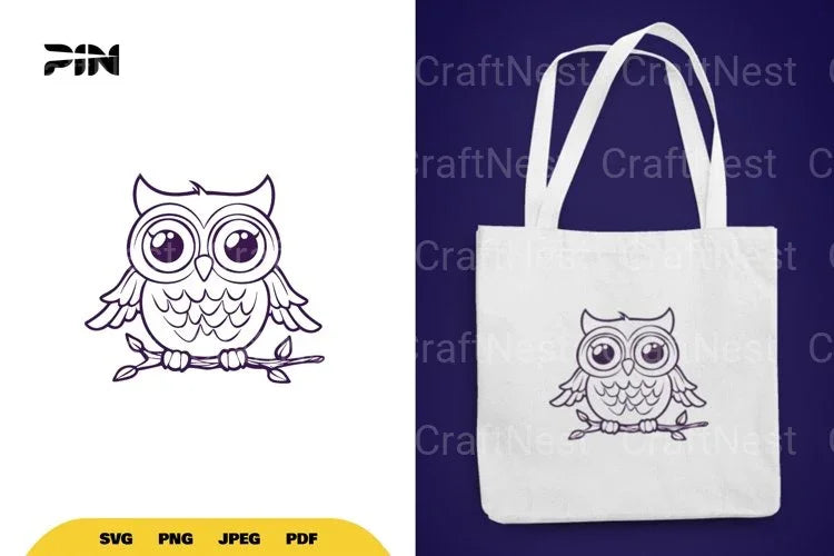 Cute Owl SVG Bundle - CraftNest - Digital Crafting and Art