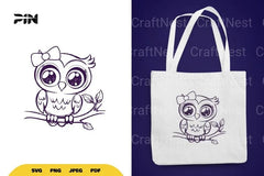 Cute Owl SVG Bundle - CraftNest - Digital Crafting and Art