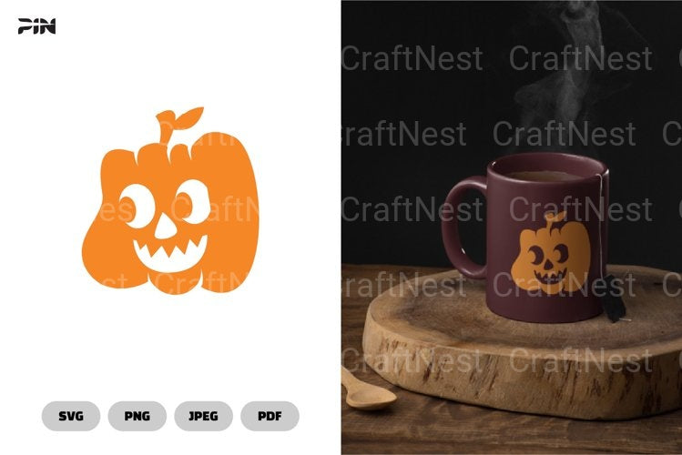 Cute Pumpkin SVG Bundle - CraftNest - Digital Crafting and Art