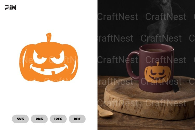 Cute Pumpkin SVG Bundle - CraftNest - Digital Crafting and Art