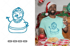 Cute Snowmen Doodle - CraftNest - Digital Crafting and Art