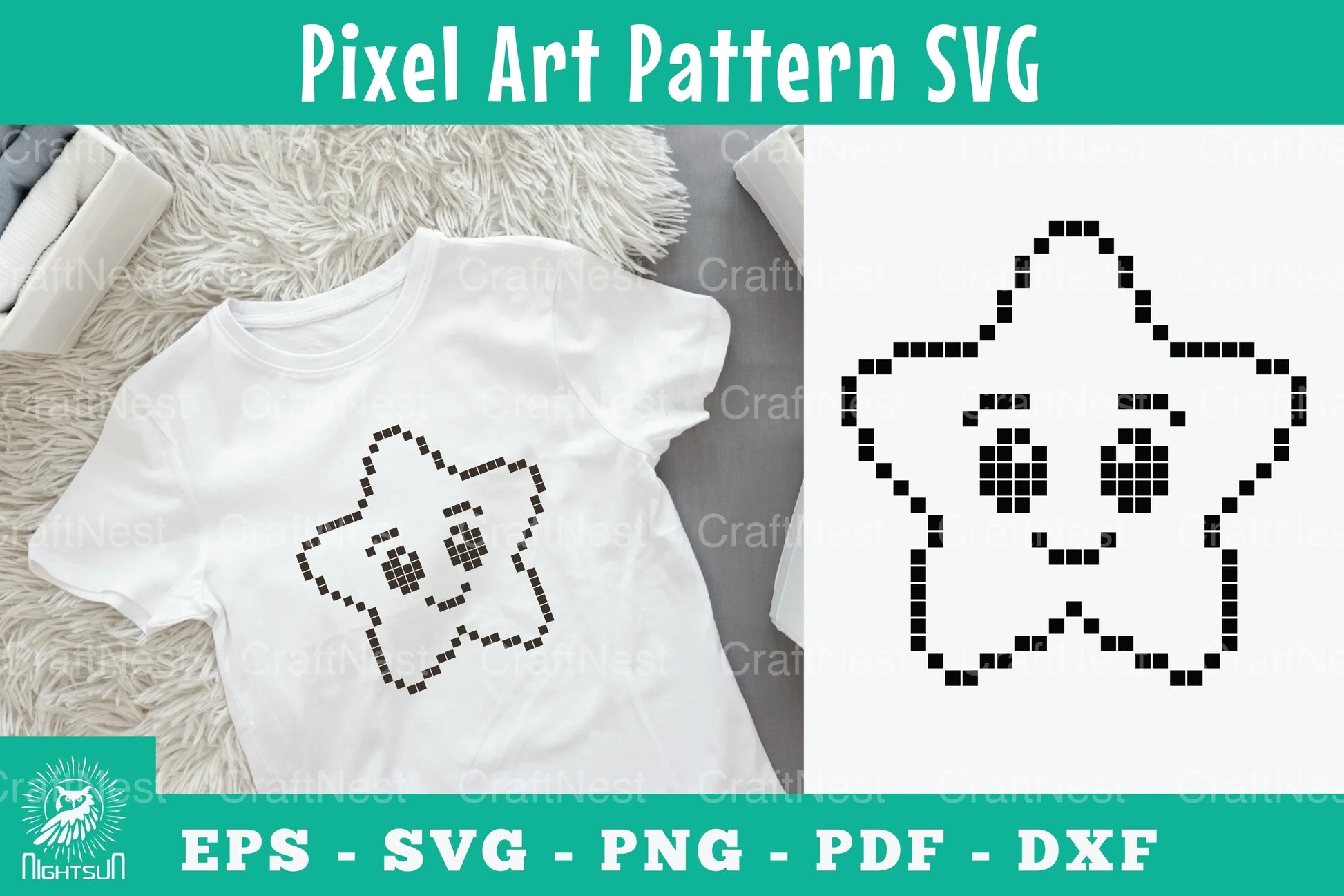 Cute Star Art Pattern Clipart Bundle - CraftNest - Digital Crafting and Art