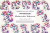 Cute Unicorns Clipart Bundle